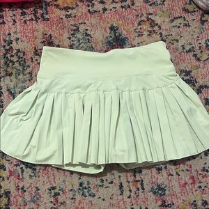light green gold hinge skirt